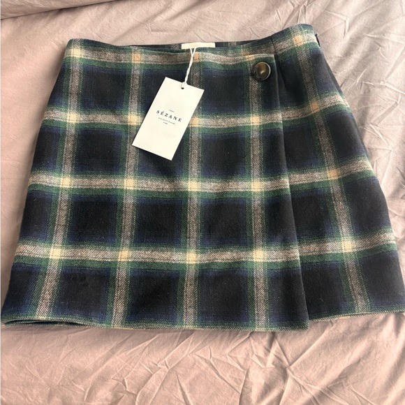 SOLD NWT Sézane Laure Skirt in Hereford Check Size 36/4 - Picture 3 of 6